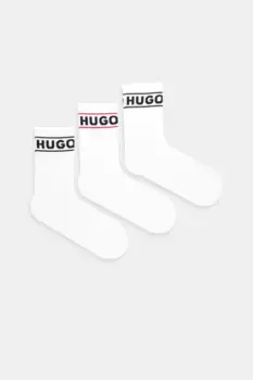 3 упаковки носков HUGO, белый