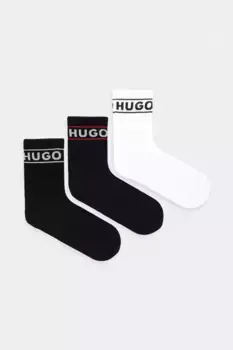 3 упаковки носков HUGO, черный