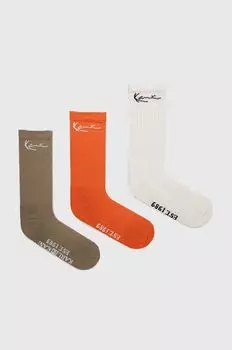 3 упаковки носков Karl Kani, мультиколор