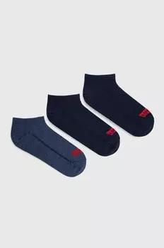 3 упаковки носков Levi's, темно-синий