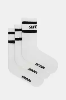 3 упаковки носков Superdry, белый