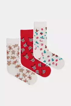 3 упаковки носков United Colors of Benetton, белый