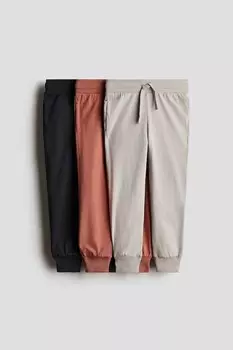 3 упаковки спортивных штанов H&M, серый