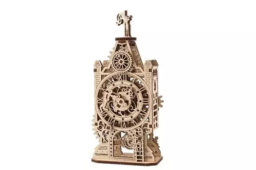 3D Деревянный Пазл Старая Башня с Часами Ugears