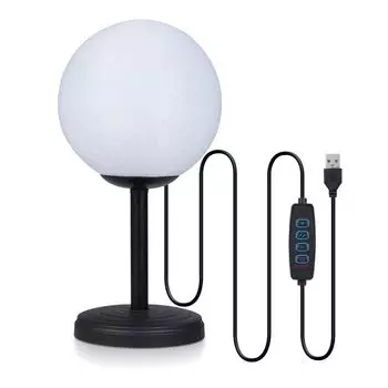 3D-лунная лампа, настольная лампа для спальни, прикроватные лампы с регулируемой яркостью, современная светодиодная настольная лампа с 3 цветовыми температурами, прикроватная лампа, USB Plug and Play Douself