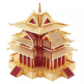 3D-модель Piececool Metal Puzzle - Сторожевая башня Запретного города