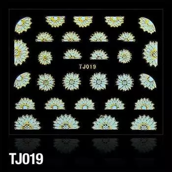 3D наклейки - Цветы Tj019 Mi, Molly Lac