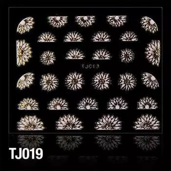 3D наклейки - Цветы Tj019 Pu, Molly Lac