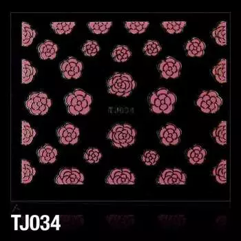 3D наклейки - Цветы Tj034 Отличия, Molly Lac