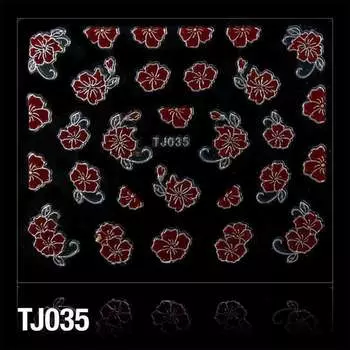 3D наклейки - Цветы Tj035 Vol, Molly Lac