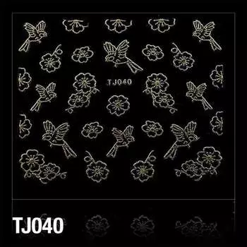 3D наклейки - Цветы Tj040 Часть, Molly Lac