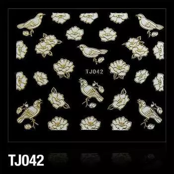 3D наклейки - Цветы Tj042 Bi, Molly Lac