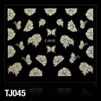 3D наклейки - Цветы Tj045 Bi, Molly Lac