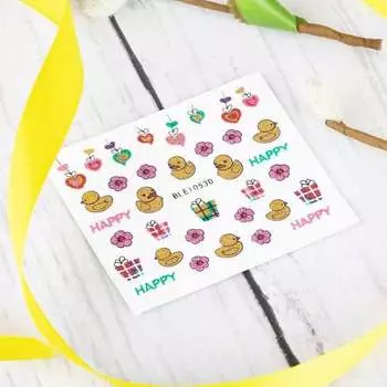 3D наклейки для ногтей Самокоррекция, Molly Lac