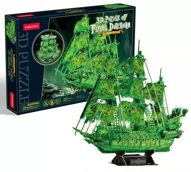 3D-пазл 360 El Летучий голландец, светящийся в темноте кубическое веселье Cubic Fun