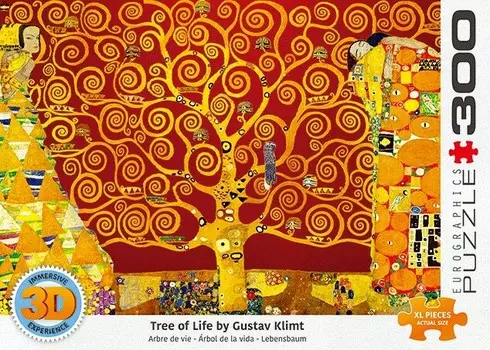 3D пазл Древо жизни Климта, 300 шт. EuroGraphics