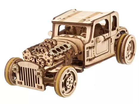 3D-пазл Hot Rod Furious Mouse Ugears