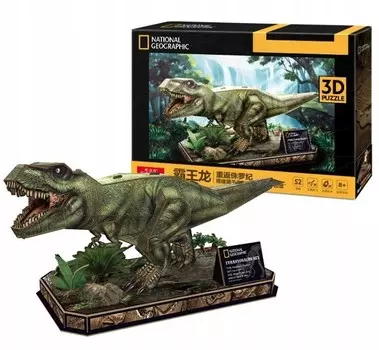3D-пазл National Geographic T-Rex 52 предмета DS1051H Cubic Fun Pan i Pani Gadet