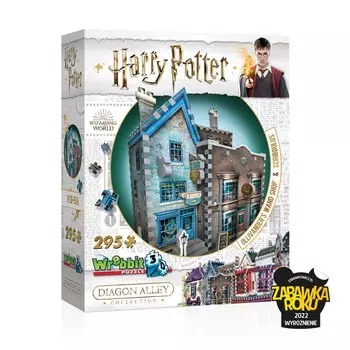 3D пазл Wrebbit, Harry Potter Ollivander's Wand Shop, 295 шт.