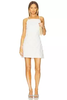3D платье Msgm, white