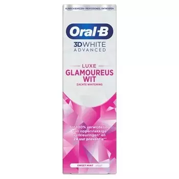 3d White Luxe Glamorous Белая зубная паста Oral-B
