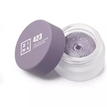 3INA MAKEUP The 24H Cream Shadow 423 Сиреневые тени для век Водостойкие быстросохнущие матовые мерцающие и блестящие тени для век