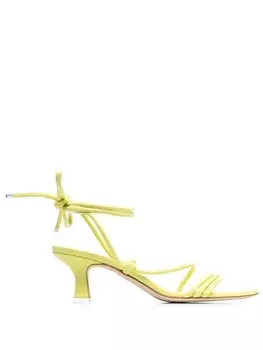 3juin босоножки с завязками на щиколотке, зеленый