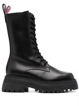 3juin ботинки на шнуровке, черный