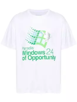 3PARADIS футболка Windows Hologram, белый