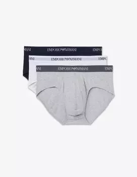 3р трусы из чистого хлопка Emporio Armani, мультиколор