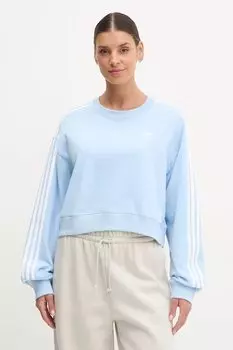 3S Кроп свитшот Adidas Originals, синий