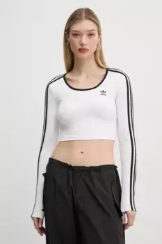 3S LS CROP футболка с длинным рукавом adidas Originals, белый