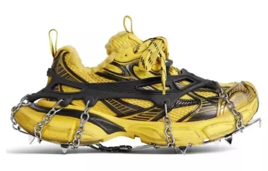 3XL массивные кроссовки мужские низкие желтый/черный Balenciaga