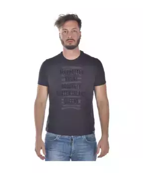 3Z1T941J00Хлопковая футболка Znero Emporio Armani, черный