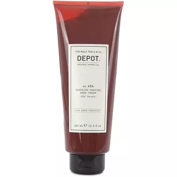 № 404 Успокаивающее мыло для бритья Cream Sapone Da Barba 400 мл, Depot