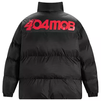 404MOB GANG Стеганая куртка унисекс, Черный