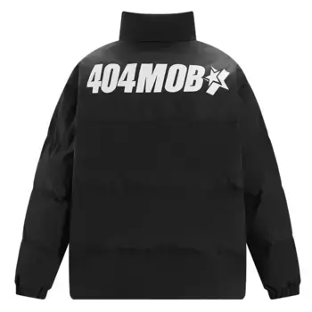 404MOB GANG Стеганая куртка унисекс, Черный (издание в подарочной упаковке)