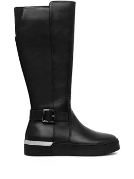 40-миллиметровые ботинки на плоской подошве LIU JO, черный