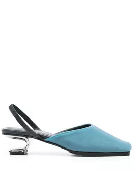 40-мм мюли Сида Nicole Saldaa, синий