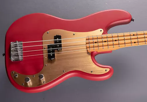 40th Anniversary Precision Bass Vintage Edition - Satin Dakota Red Squier 40th Anniversary Precision Bass Edition -
