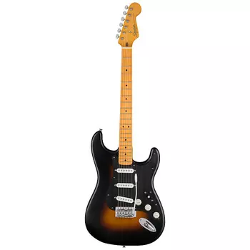 40th Anniversary Stratocaster, Vintage Edition, Satin Wide 2-Color Sunburst Squier Squier 40th Anniversary Stratocaster