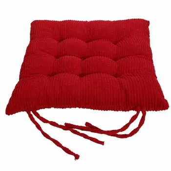 40x40 см, мягкая полосатая подушка для стула, домашнего офиса, подушка для галстука, подушка для обивки автомобиля, коврик-желтый Stuttg, красный