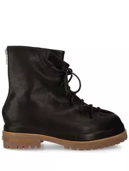 424 ботинки на шнуровке, черный