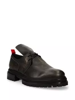 424 кожаные туфли дерби, черный