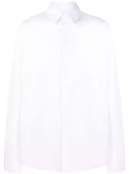 424 рубашка на пуговицах, белый