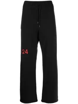 424 спортивные брюки с логотипом, черный