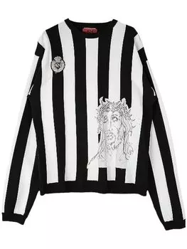 424 толстовка в полоску, черный