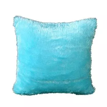 43x43 см Мягкая плюшевая подушка с крашением, чехол для подушки, домашний декор для дивана, небесно-голубой Stuttg