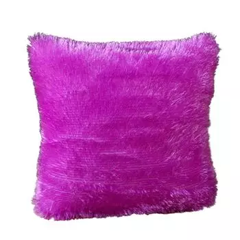 43x43 см Мягкая плюшевая подушка с крашением, наволочка для домашнего дивана, декор-фиолетовый Stuttg