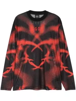 44 LABEL GROUP гнилая футболка, черный